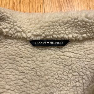Brandy Melville Sherpa lined Corduroy Jacket